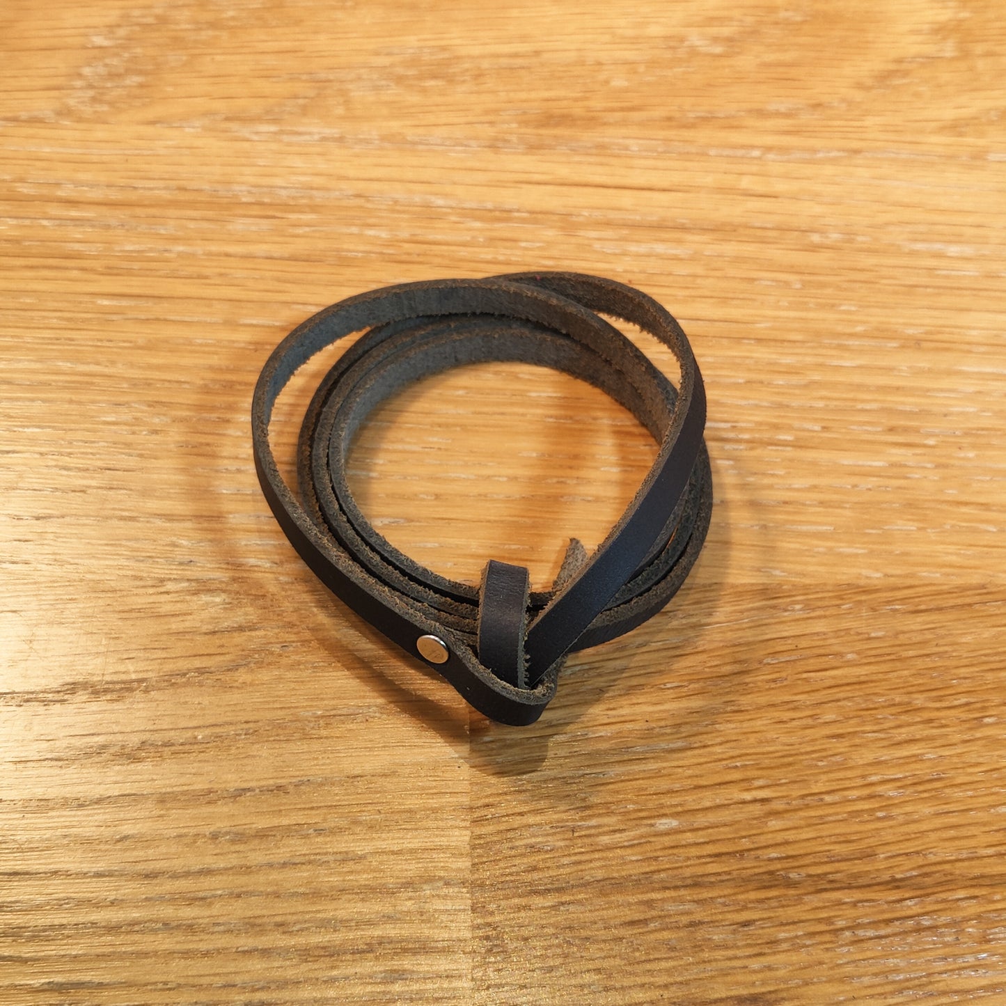 Bracelet cuir - Doublement Simple
