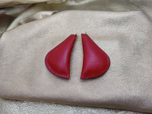 Boucles d'oreilles en cuir - Grand modèle - Fertile